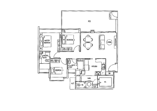 The Infiniti - Floor Plan