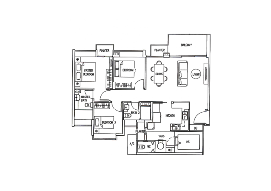The Infiniti - Floor Plan