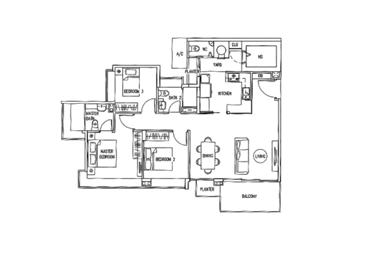 The Infiniti - Floor Plan