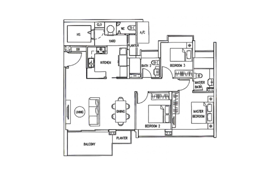The Infiniti - Floor Plan