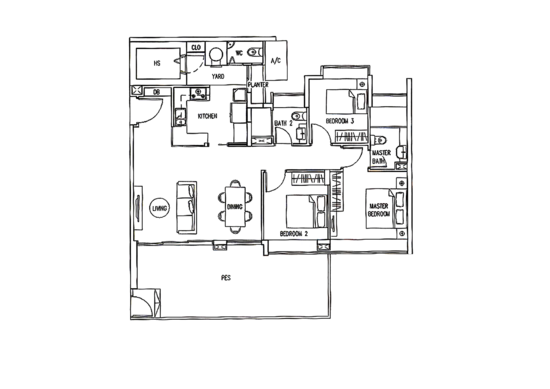 The Infiniti - Floor Plan