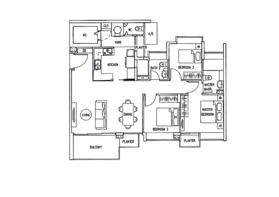 The Infiniti - Floor Plan