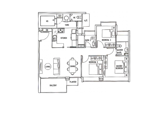 The Infiniti - Floor Plan