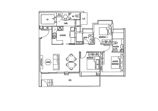 The Infiniti - Floor Plan