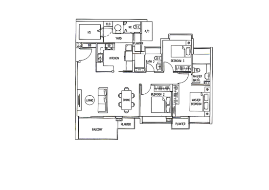 The Infiniti - Floor Plan