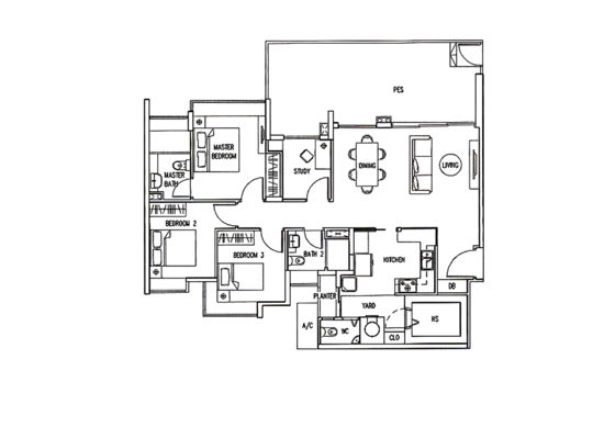 The Infiniti - Floor Plan
