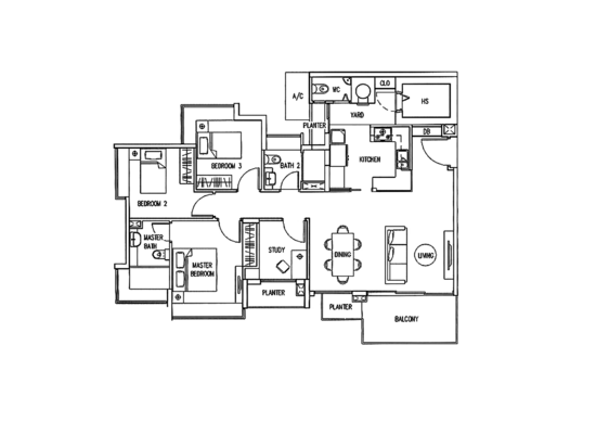 The Infiniti - Floor Plan