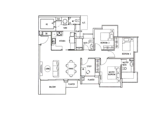 The Infiniti - Floor Plan