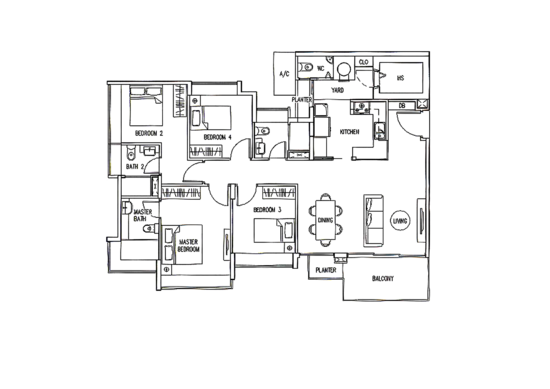 The Infiniti - Floor Plan