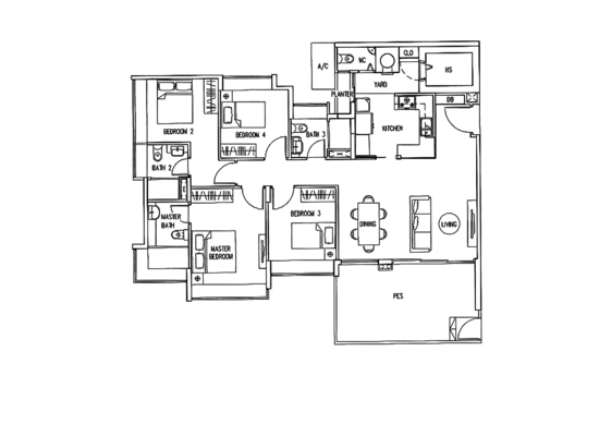 The Infiniti - Floor Plan