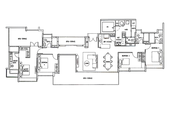 The Infiniti - Floor Plan