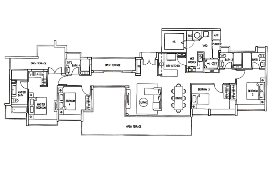 The Infiniti - Floor Plan