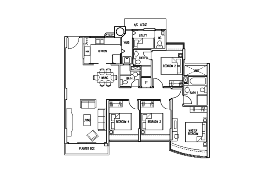 Blossoms @ Woodleigh - Floor Plan