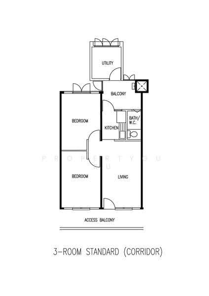 19 Balam Road, 19 Balam Road, Macpherson / Potong Pasir, 2 Bedrooms, 646 sqft, HDB Flat For Sale, by Darren Koh Chun Hong, 500282236 - 2D - PropertyGuru.com.sg