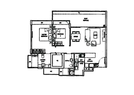 ClementiWoods Condominium - Floor Plan