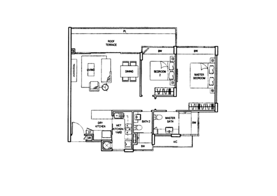 ClementiWoods Condominium - Floor Plan