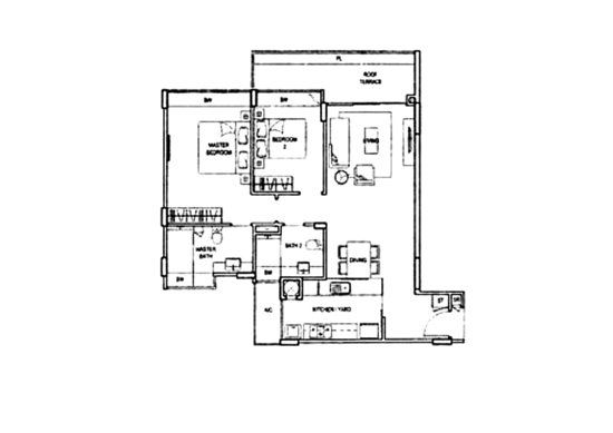 ClementiWoods Condominium - Floor Plan