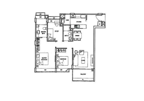 ClementiWoods Condominium - Floor Plan