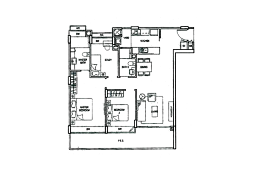ClementiWoods Condominium - Floor Plan