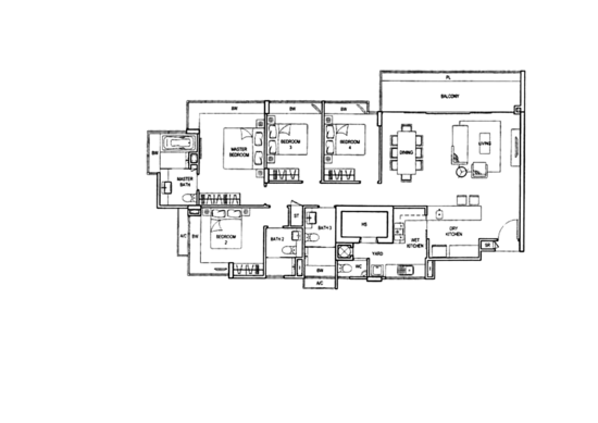 ClementiWoods Condominium - Floor Plan