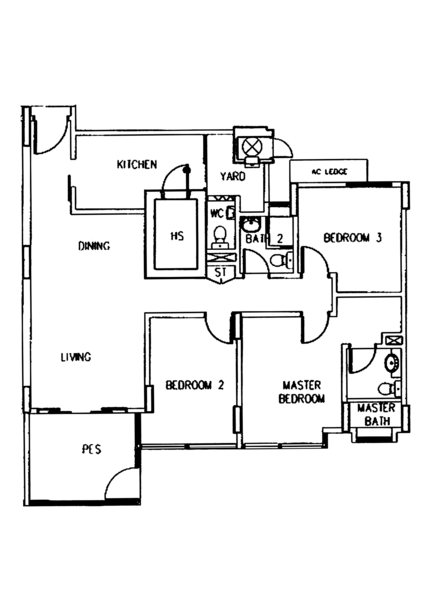 La Casa, 50 Woodlands Drive 16, 3 Bedrooms, 1,227 sqft, Condominium For Rent, by Lawrence Khoo, 500078491 - PropertyGuru.com.sg