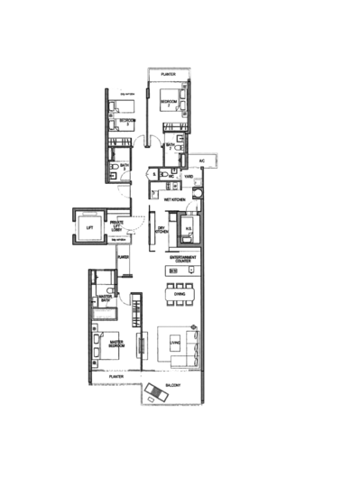 The Azure - Floor Plan