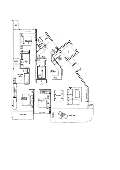 The Azure - Floor Plan