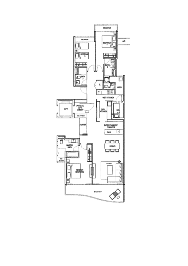 The Azure - Floor Plan