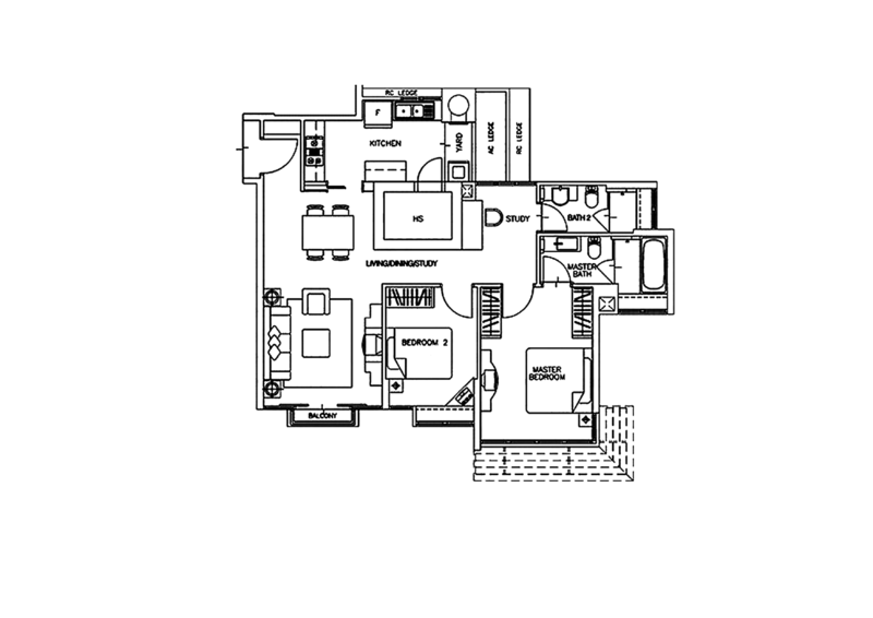 Monterey Park Condominium Condominium For Sale at S$ 1,880,000 | PropertyGuru Singapore