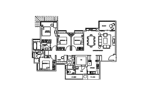 Monterey Park Condominium - Floor Plan