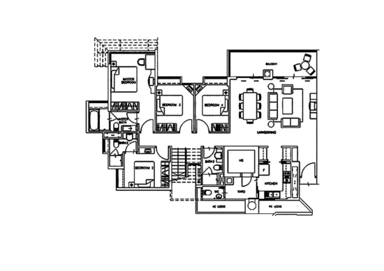 Monterey Park Condominium - Floor Plan