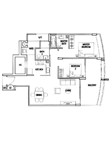 The Calrose - Floor Plan