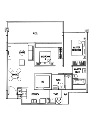 The Calrose - Floor Plan