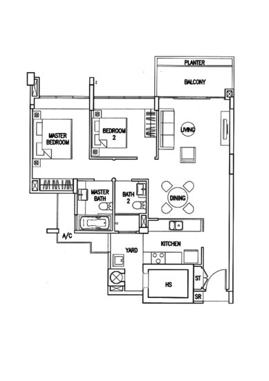 The Calrose - Floor Plan