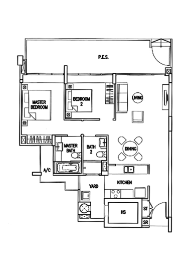 The Calrose - Floor Plan