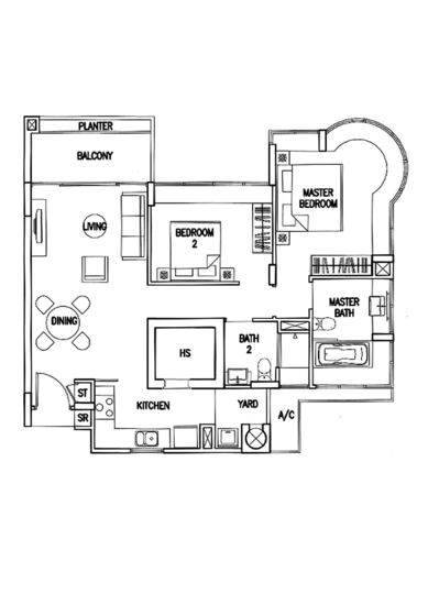 The Calrose - Floor Plan