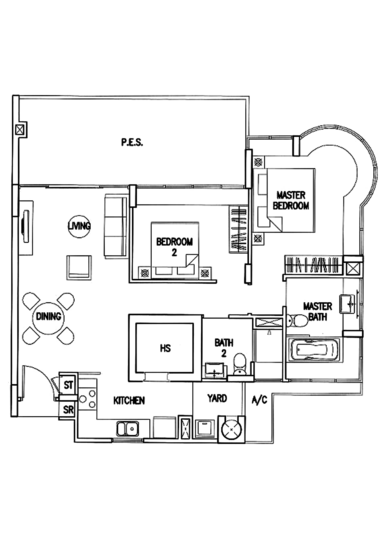 The Calrose - Floor Plan