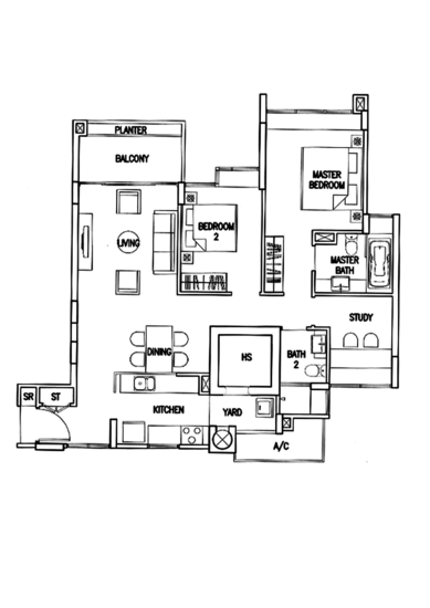 The Calrose - Floor Plan