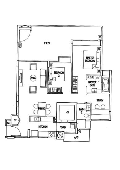 The Calrose - Floor Plan
