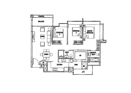 The Calrose - Floor Plan