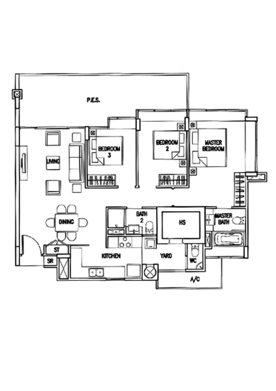 The Calrose - Floor Plan