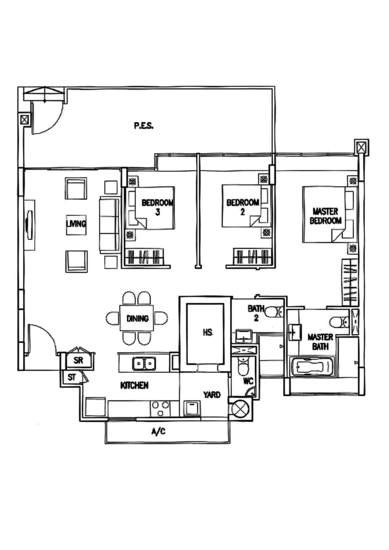 The Calrose - Floor Plan