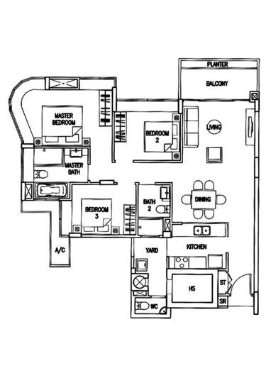 The Calrose - Floor Plan