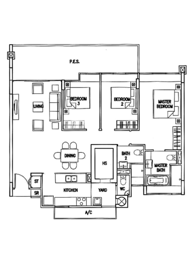 The Calrose - Floor Plan