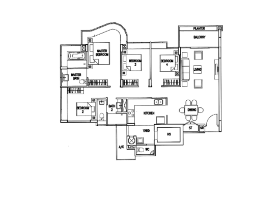 The Calrose - Floor Plan