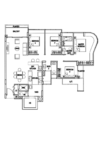 The Calrose - Floor Plan