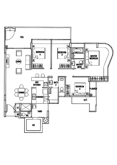 The Calrose - Floor Plan