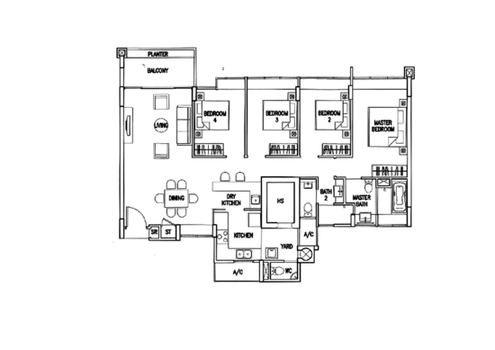 The Calrose - Floor Plan