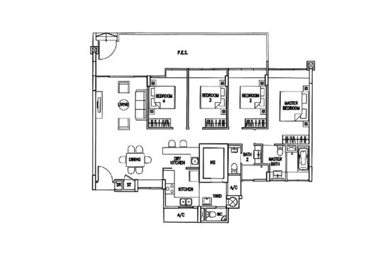 The Calrose - Floor Plan
