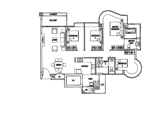 The Calrose - Floor Plan